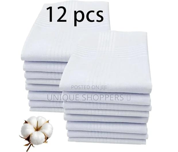 12 PSC Cotton Handkerchief