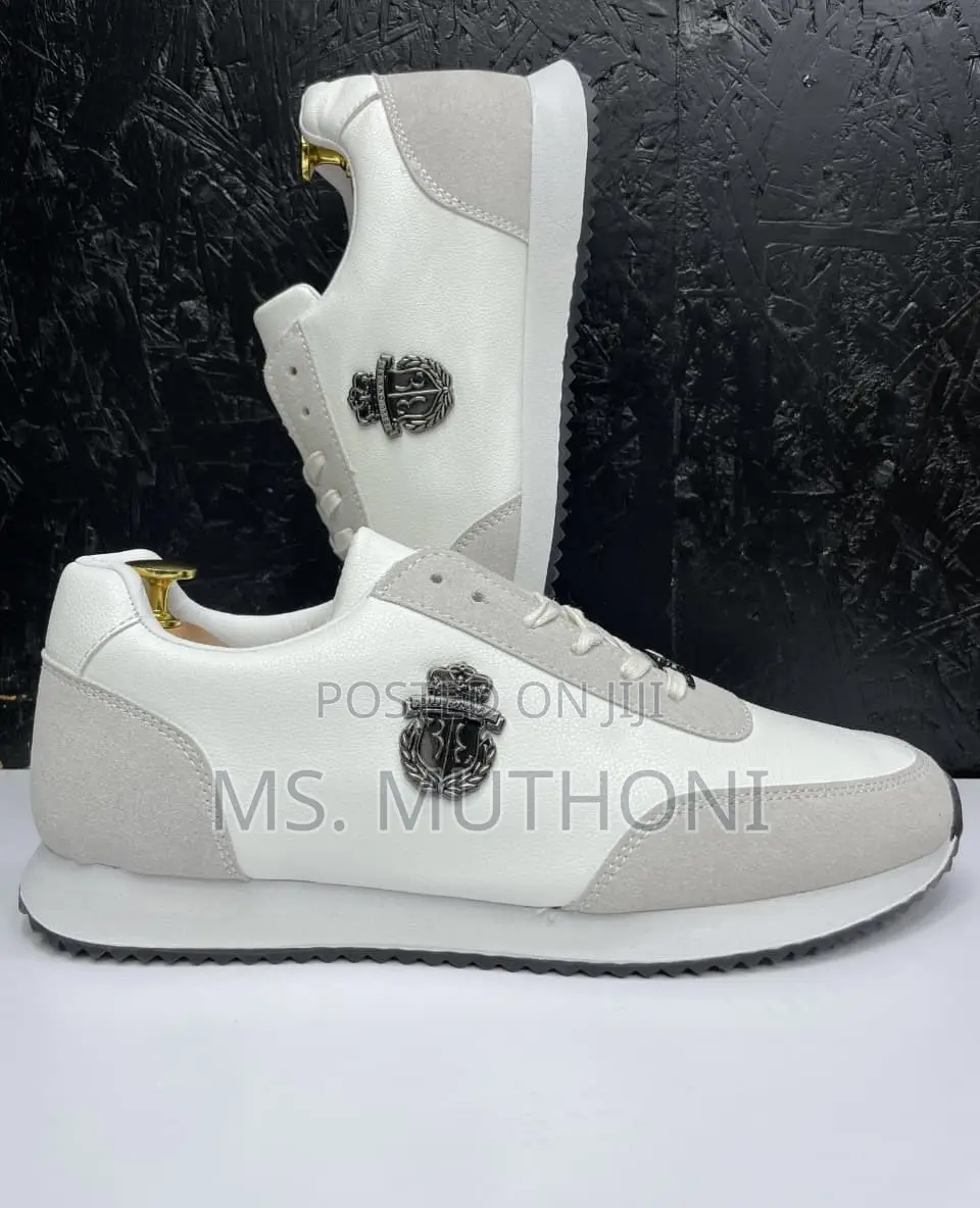 White / Black Billionaire Smart Casuals* *_Size : 39 - 45_*
