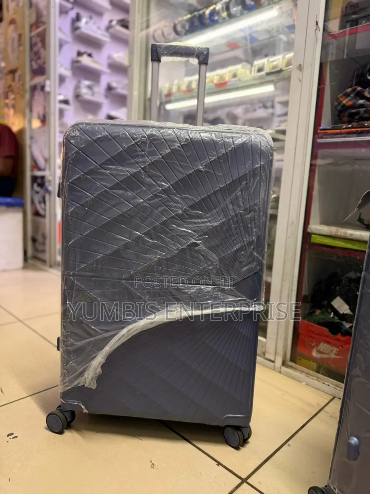 Rubber Suitcase 1 Blue Large Size (Height 72cm) Capacity 30kgs