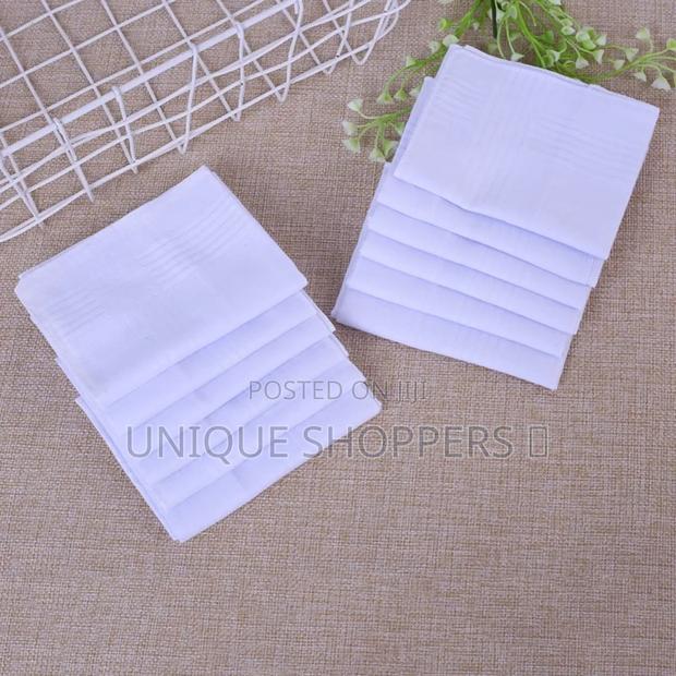Polyester White Handkerchief - thumbnail 4