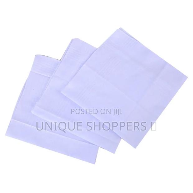Polyester White Handkerchief - thumbnail 5