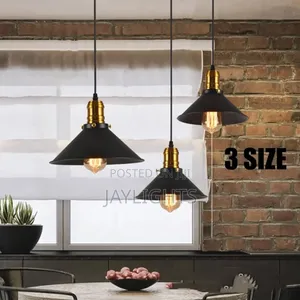 3 Head Black Luxury Chandelier for Kitchen Bedroom