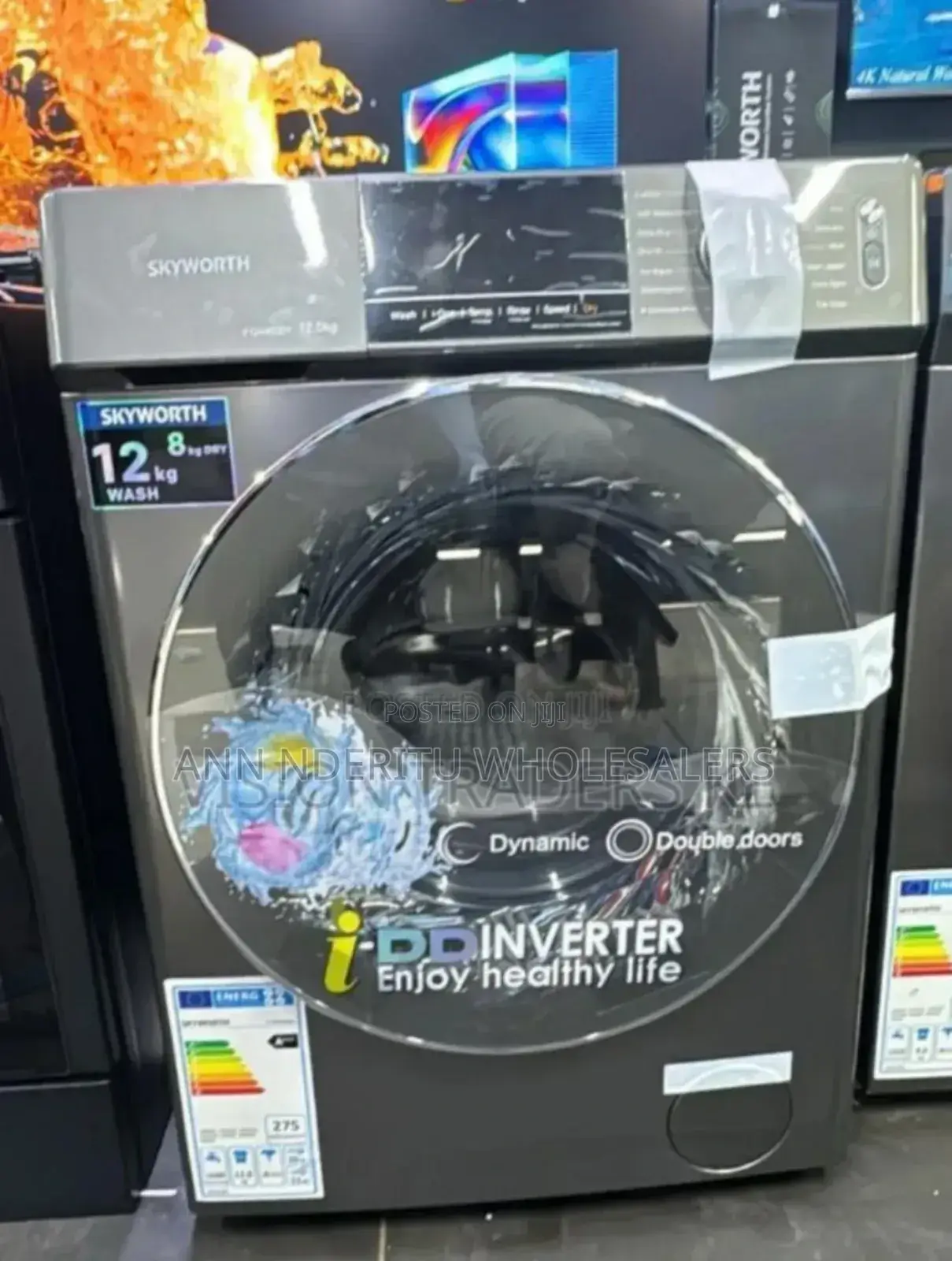 12kg/ 8kgs Dryer- Skyworth 12kgs Wash and Dry Washing Machine