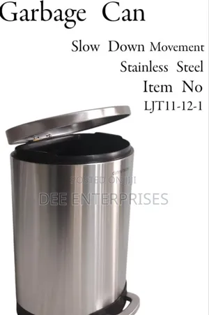 12l Stainless Steel Dust Bin