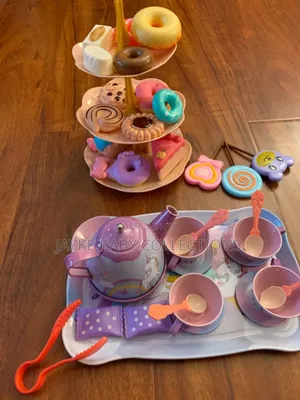  Unicorn Tin Tea Set for Kids – Pretend Play Toy