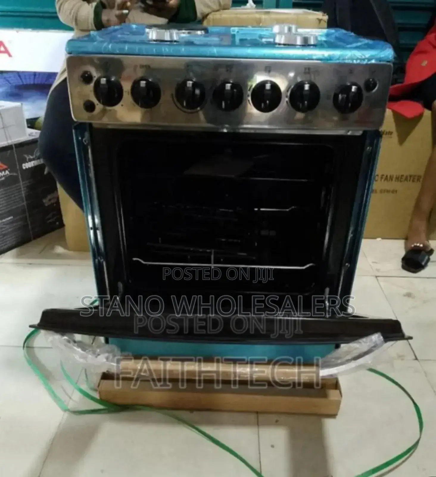 With Grilled Ovens. 3gas Oven - Eurochef 60*65 Standing Cooker