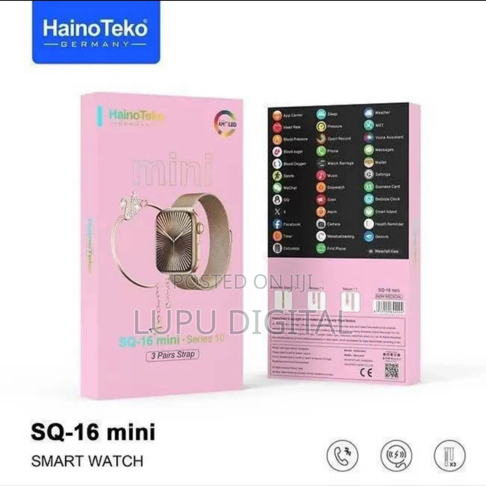 Haino Teko Ladies Smart Watch Sq-16 Mini