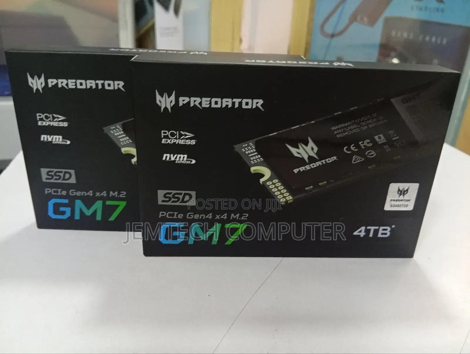 Predator Gm7 Acer M.2 4tb Ssd: 2280 Pcie Gen 4 X4 Nvme 2.0 7400 Mb/S