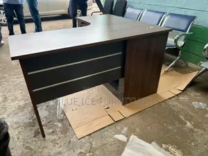 Extensive Bimported L-Shaped Office Desk