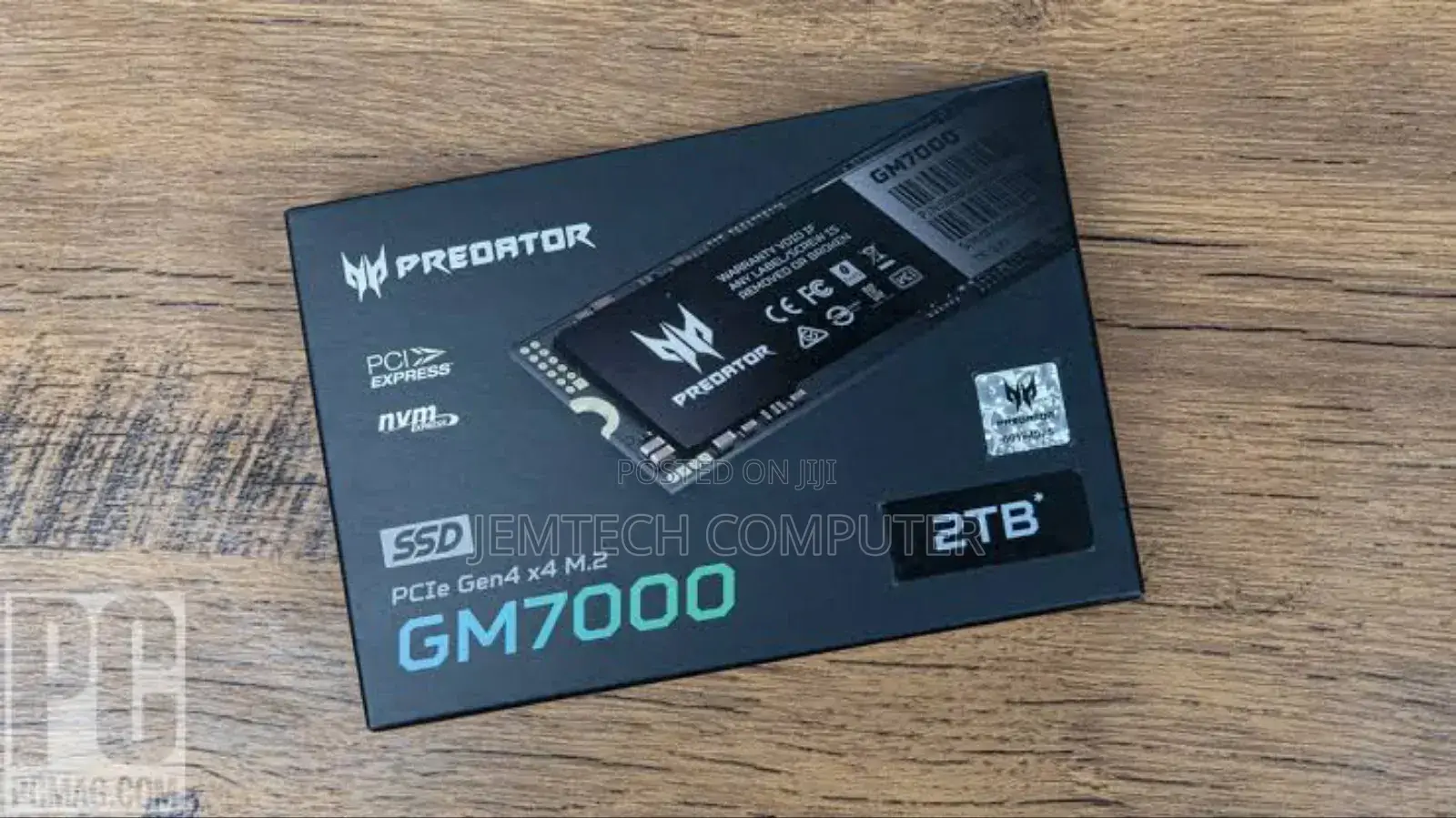 Acer Predator Gm7 Internal SSD M.2 Pcie Gen 4*4 Nvme 2280 - 2tb