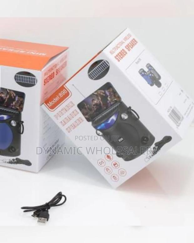 Caston Model 898 Heavy Bass Portable Bluetooth Karaoke Speaker
