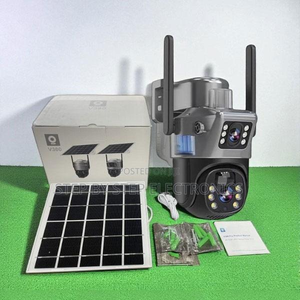 4g PTZ Solar Security Camera Dual Lens Ai Detect and Night Vision