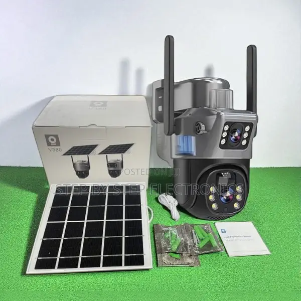 4g PTZ Solar Security Camera Dual Lens Ai Detect and Night Vision