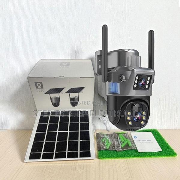 4g PTZ Solar Camera Outdoor Dual Lens Ai Detect With Color Vision