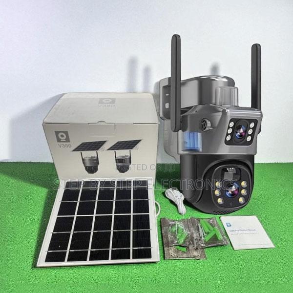 Solar 4g PTZ Dual Lens CCTV Camera Ai Human Motion Detection Tech