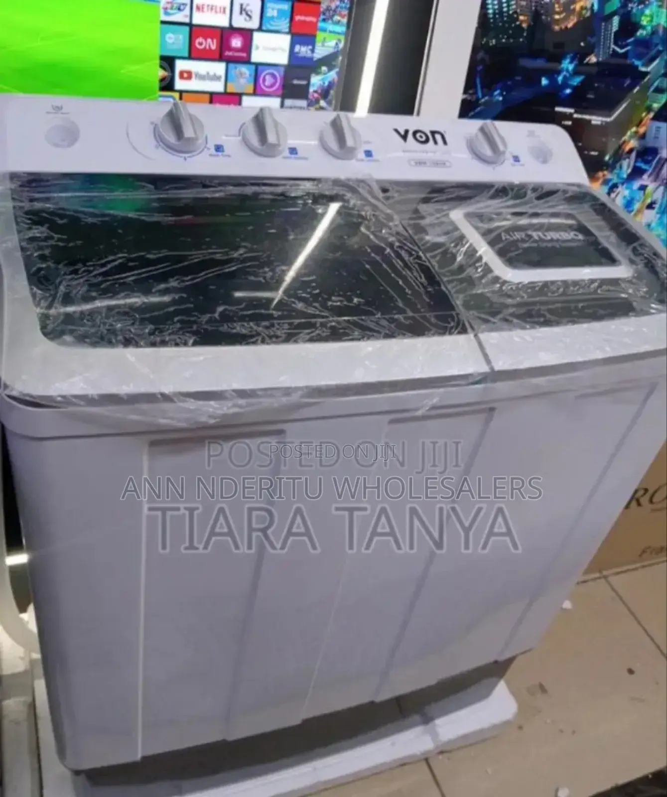 New Arrivals Affordable 7.5kg Tornado 7kgs Washing Machine