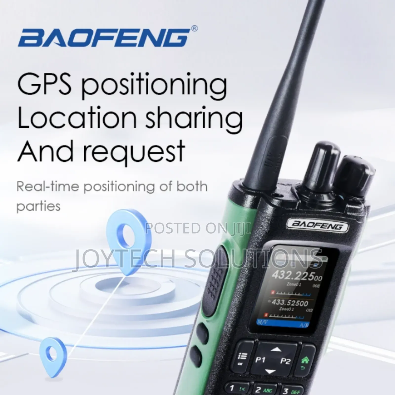 Walkie Talkie Uv-32 Baofeng Radio Call With a GPS Digital Voice