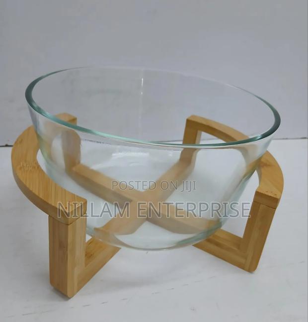 Borosilicate Glass Salad Bowl