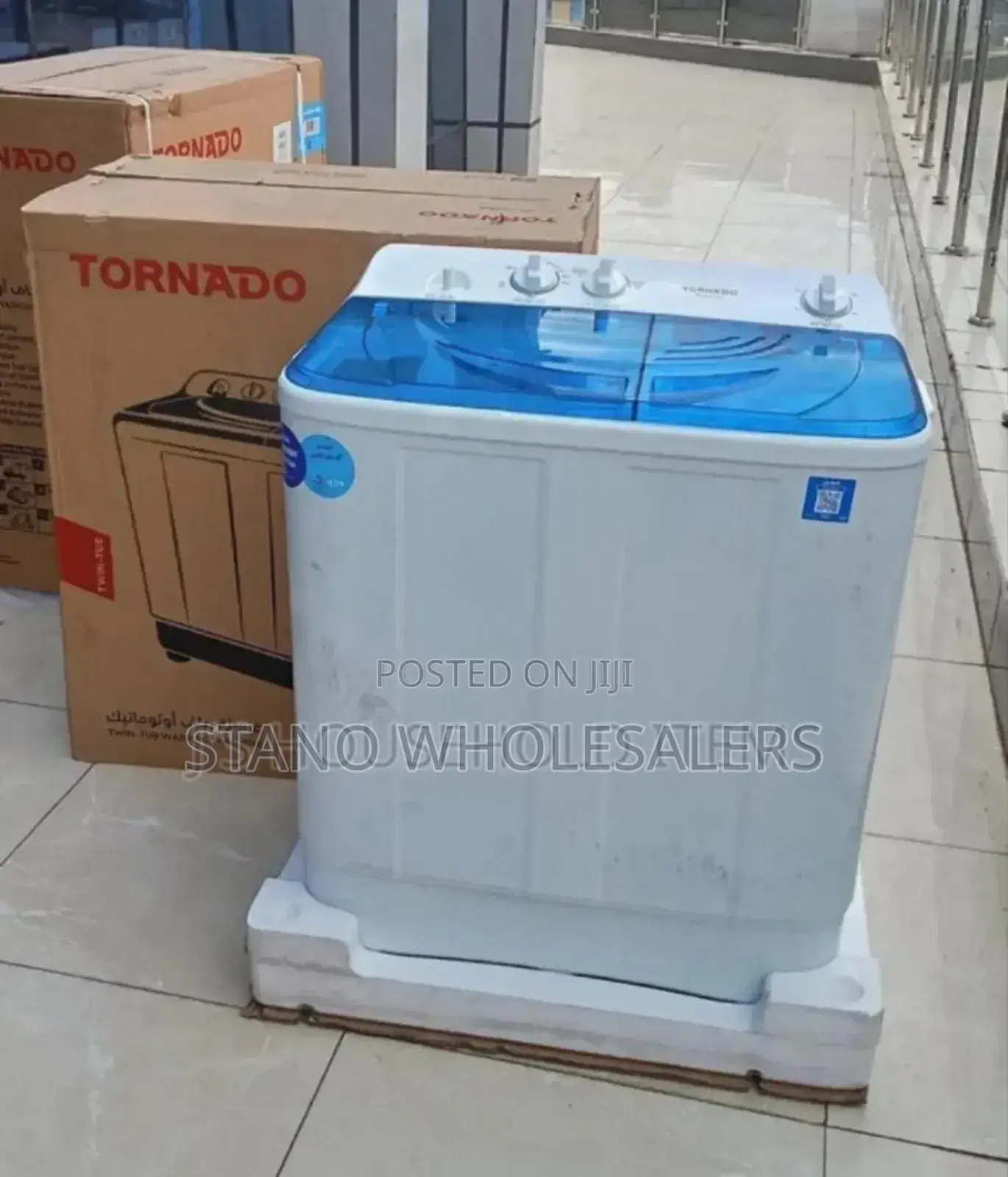 Verified +Pay on Delivery Tornado 10kgs Washing Machine.