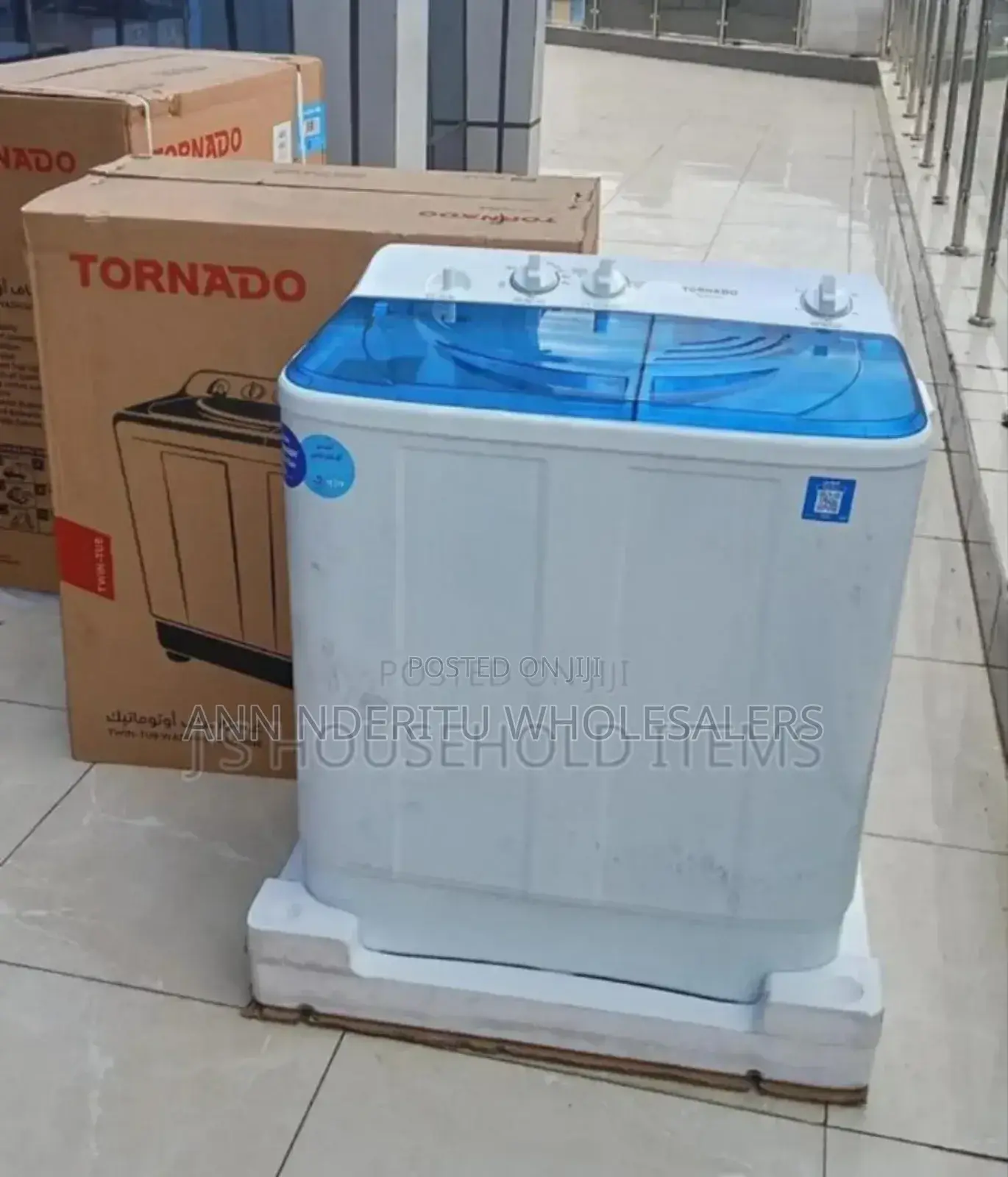 Verified +Pay on Delivery Tornado 10kgs Washing Machine.