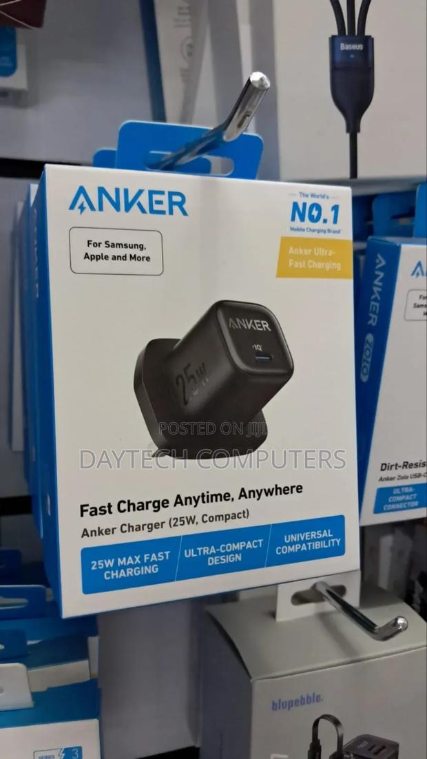 The Anker 25w Usb-C Charger Adapter (Compact). - main view