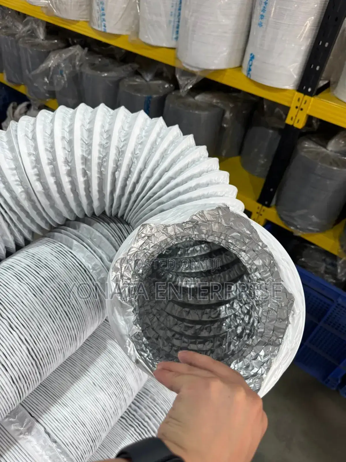 4" Flexible Aluminum Foil Duct 7.5mtrs