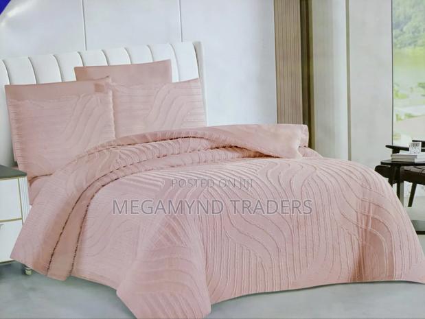 6pc Tufted Duvet Cover 6*6/Luxury Bedding Set - thumbnail 3