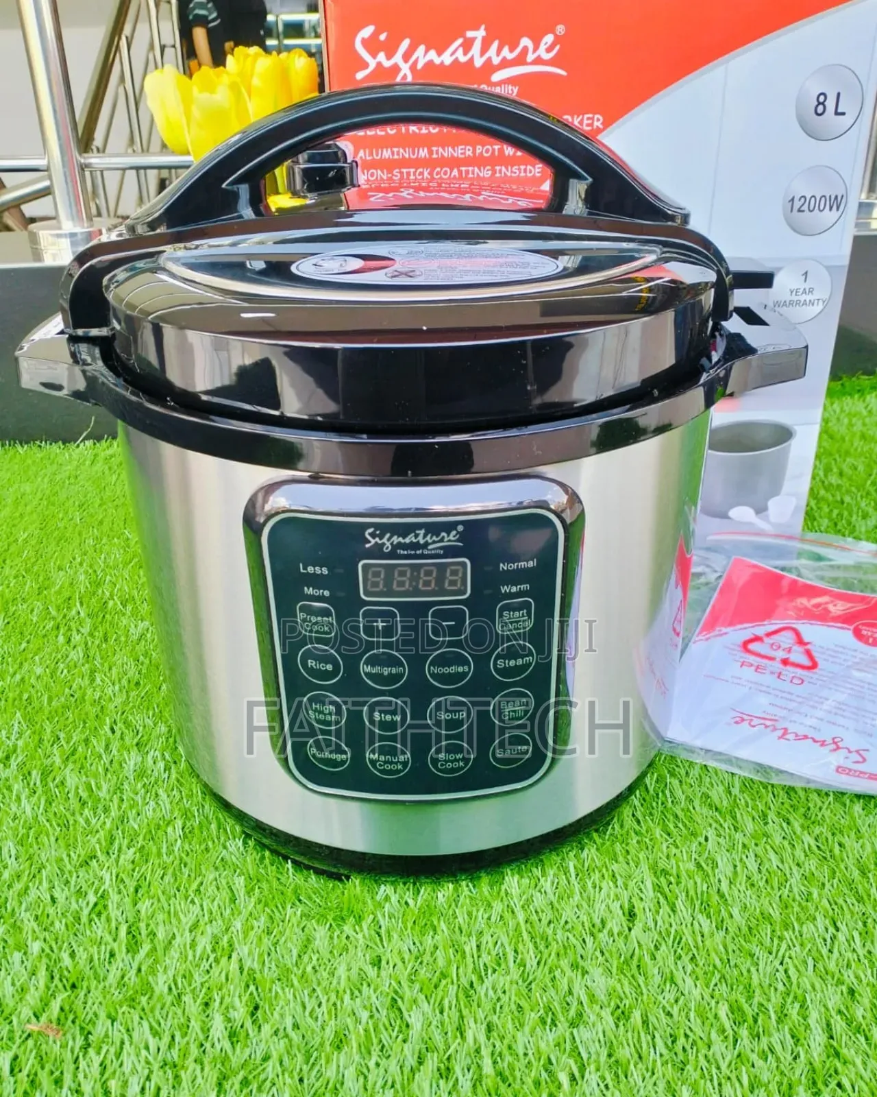 Signature 8litres Electric Pressure Cooker