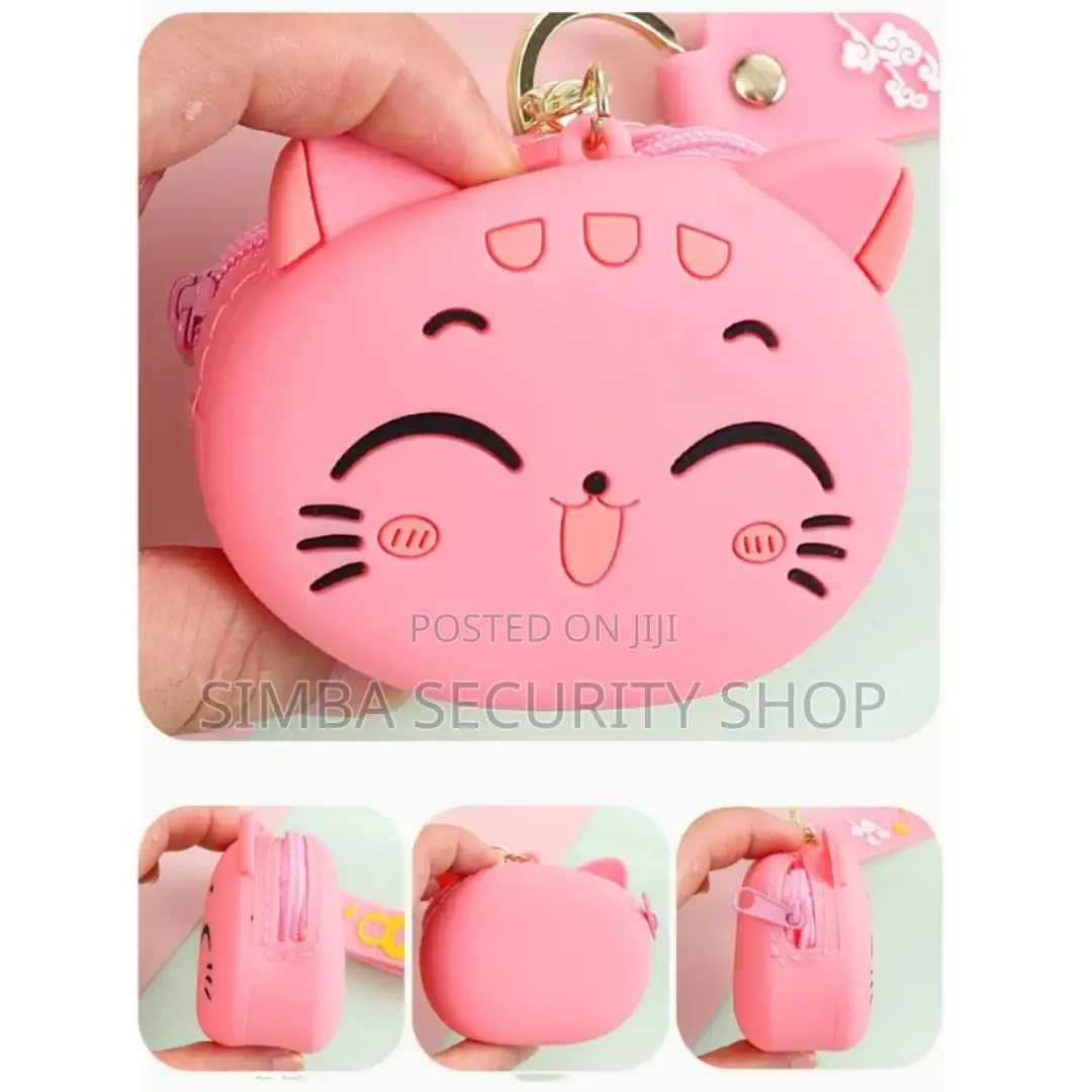 2-in-1 Coin Holder Purse Hidden Key Holder Ring Chain Women Gift Girls