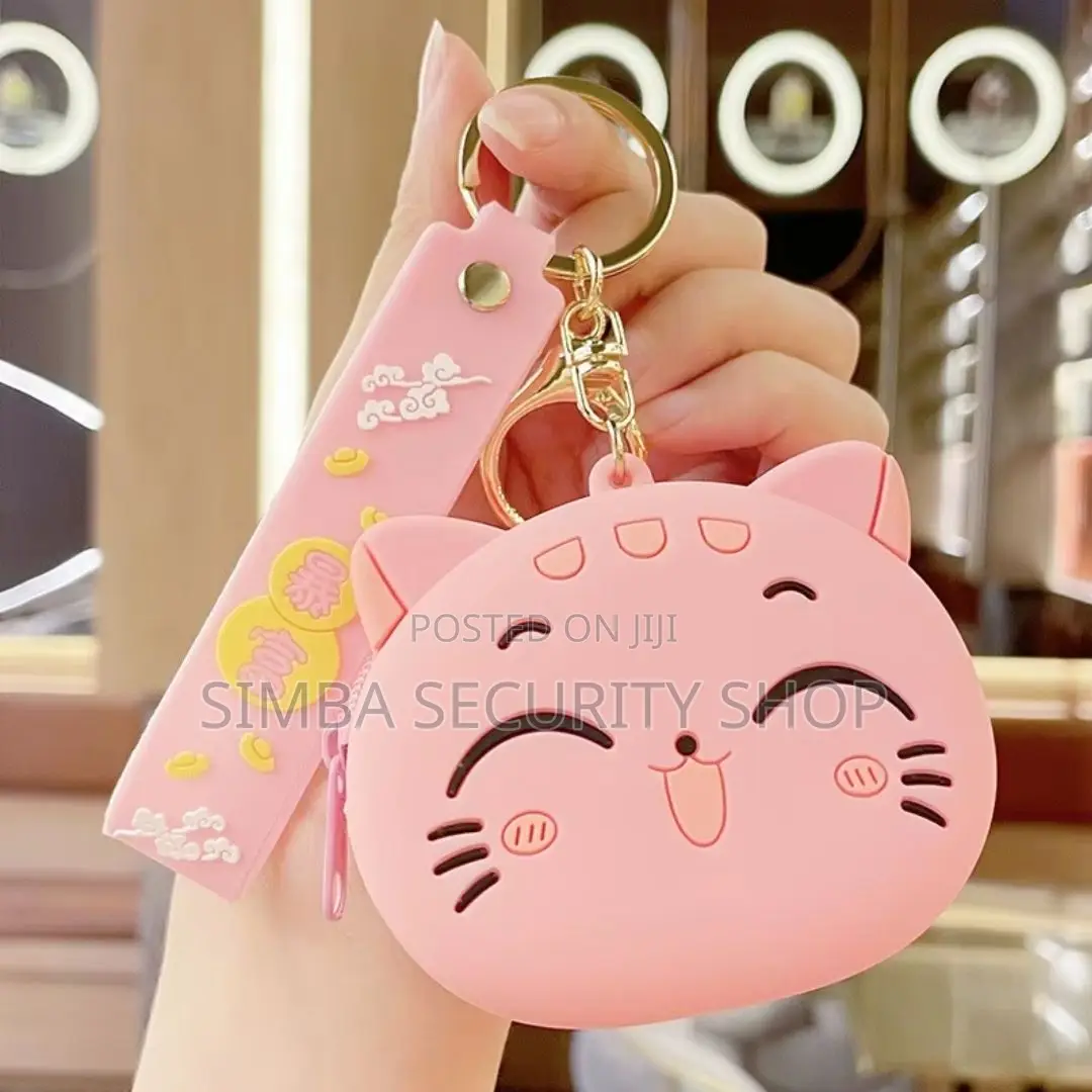 2-in-1 Coin Holder Purse Hidden Key Holder Ring Chain Women Gift Girls