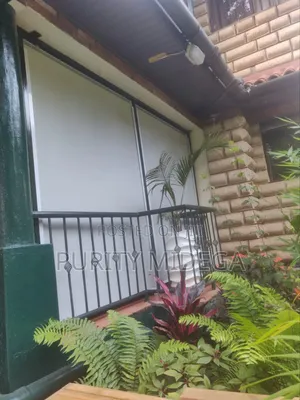 Balcony Blackout Blinders Plain Grey