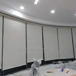Balcony Blackout Blinders Plain Grey