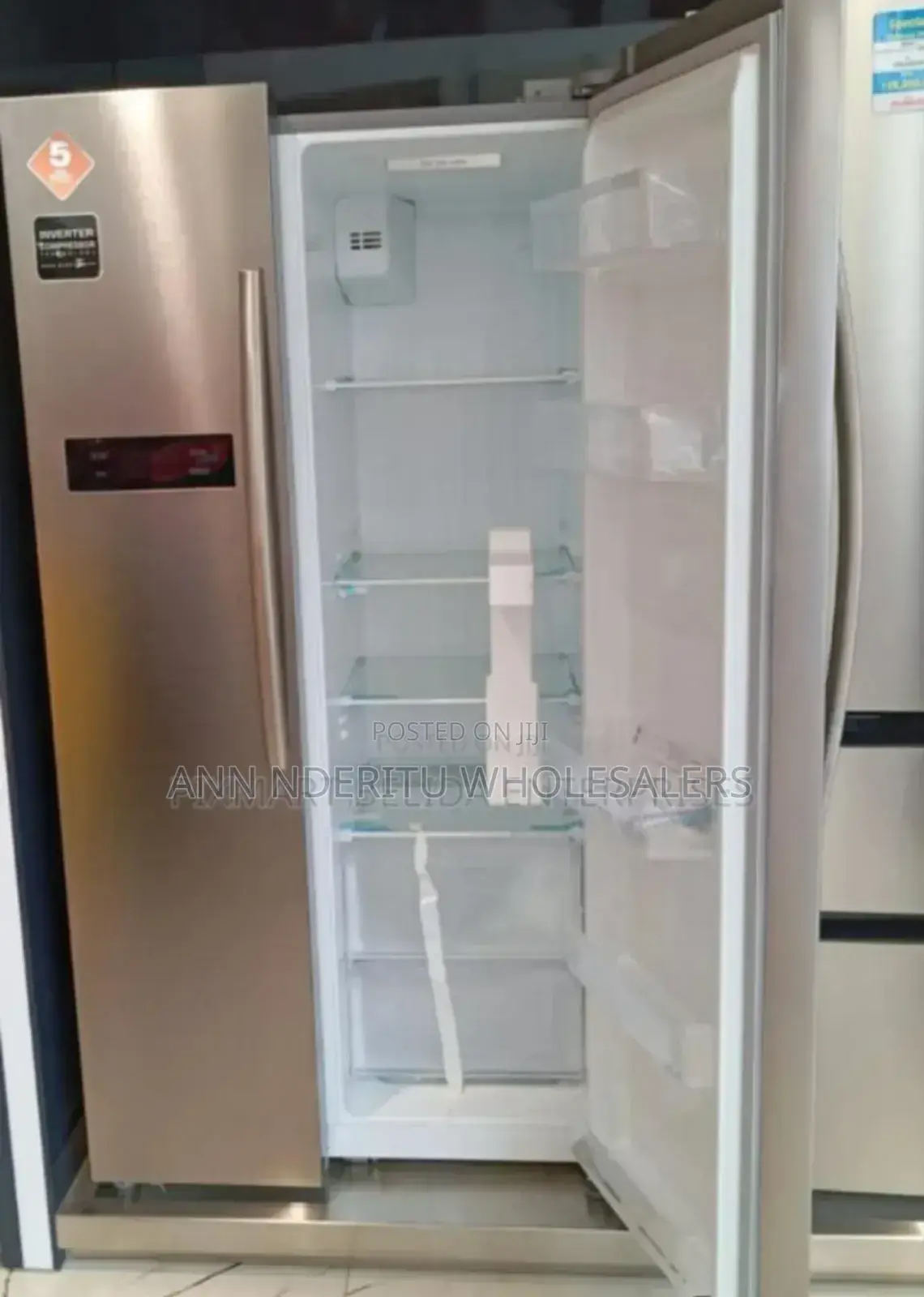 Model Rm /Ramtons Fridge Side by Side Led 527litres