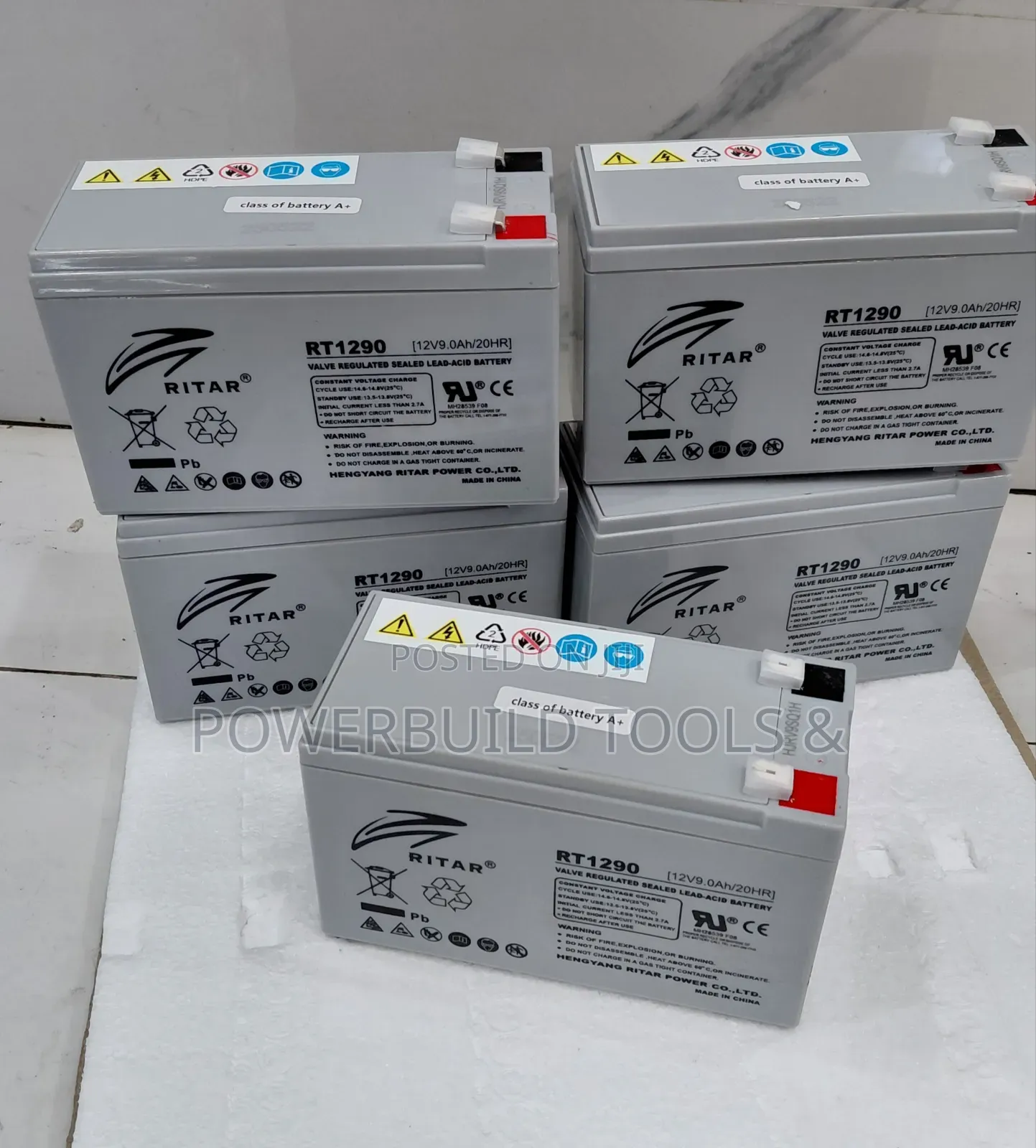 Ritar 9ah Battery 12v/9ah/20hr