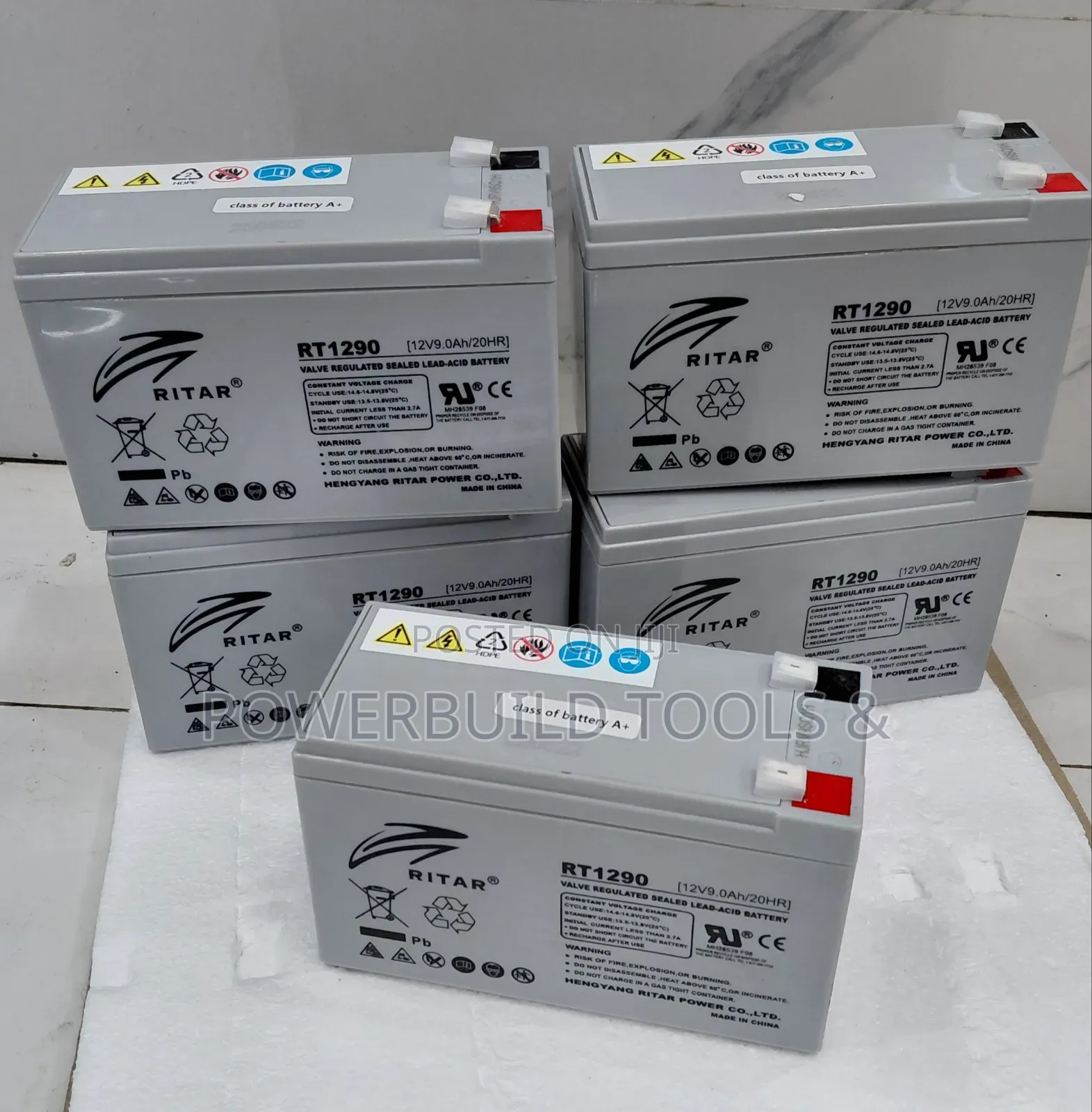 Ritar 9ah Battery 12v/9ah/20hr