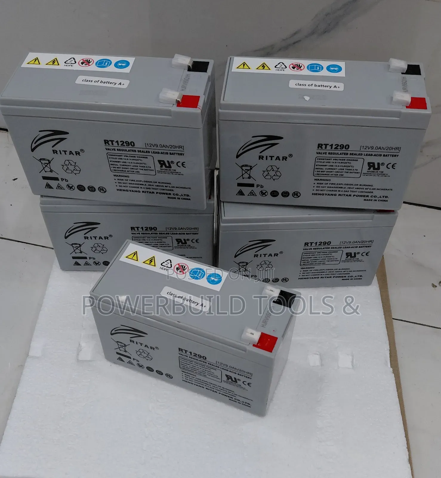 Ritar 9ah Battery 12v/9ah/20hr