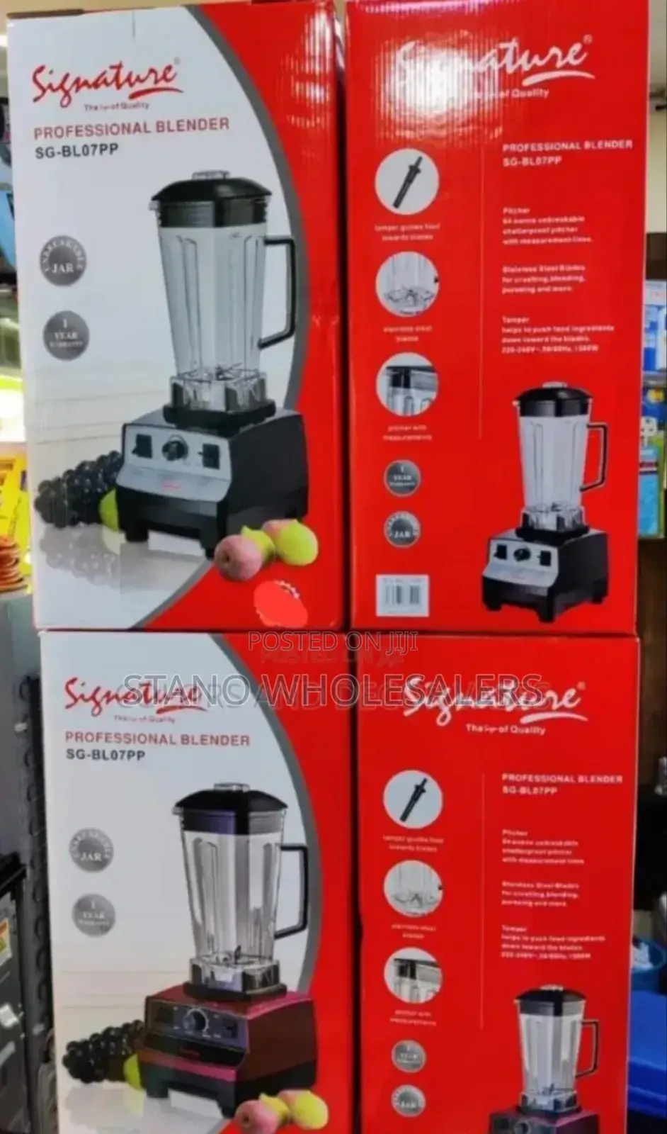 Restocked - Pay on Delivery Signature Commercial Blender