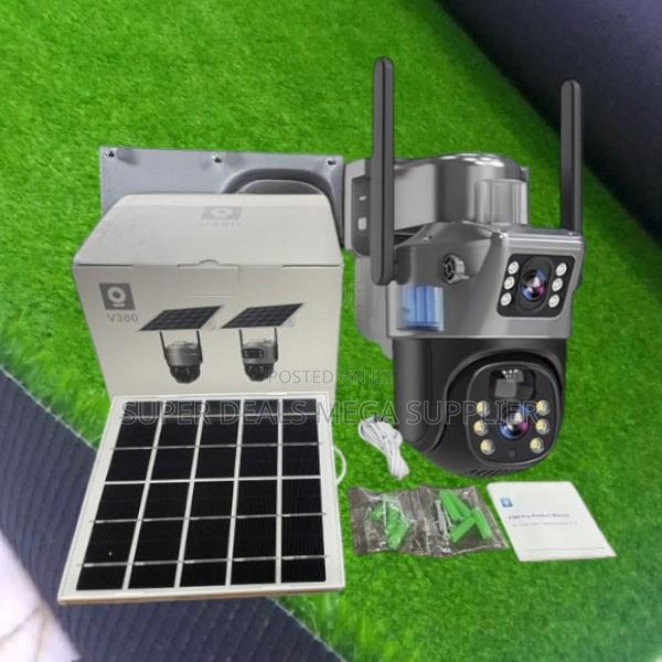 Solar 4g PTZ Smart CCTV Camera Dual Lens Ai Human Motion Detect