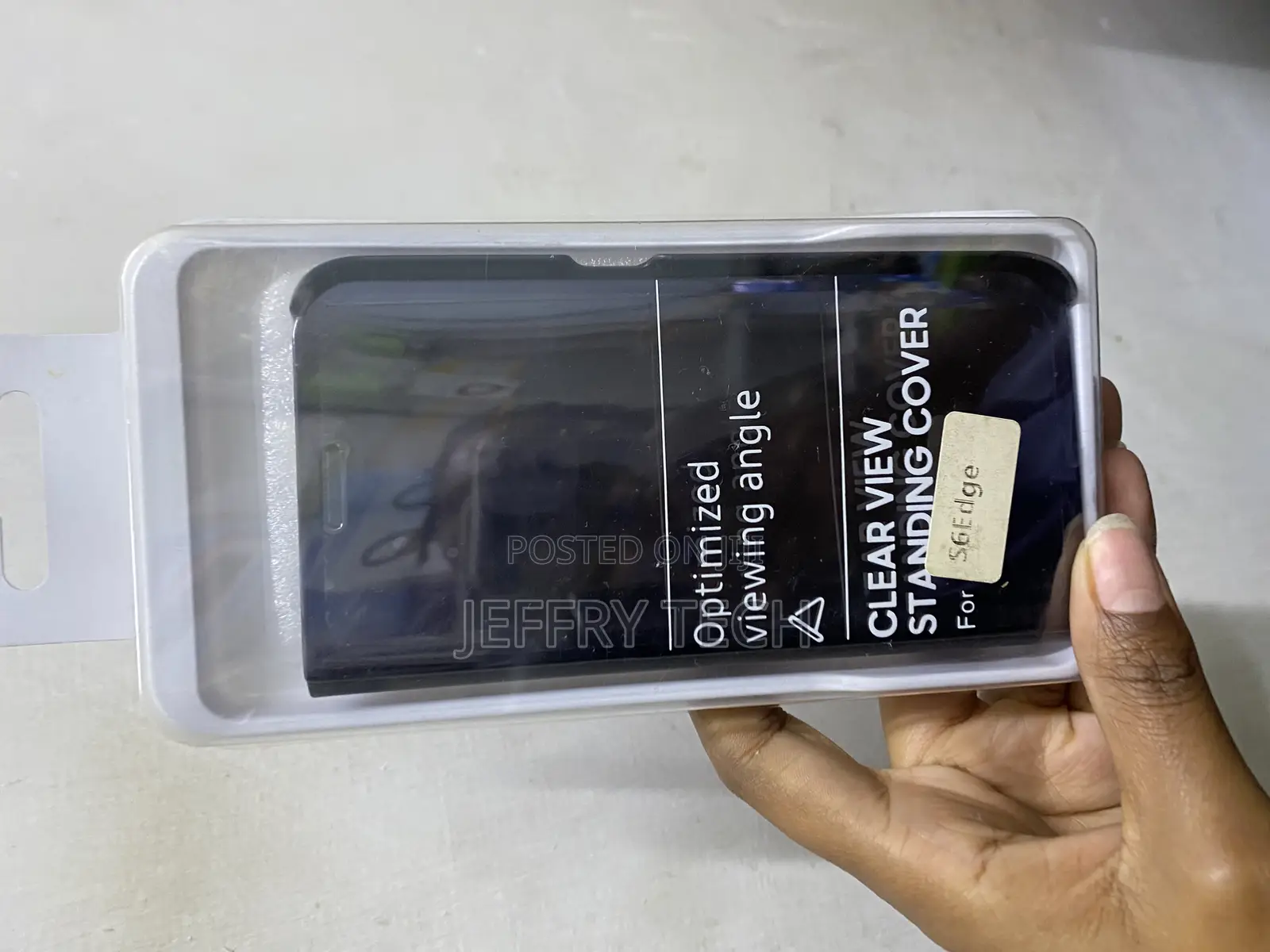 G928f - Samsung "Clear View Cover" Case for Galaxy S6 Edge
