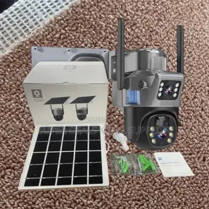 4g PTZ Solar Powered CCTV Dual Lens Night Vision Outdoor Camera