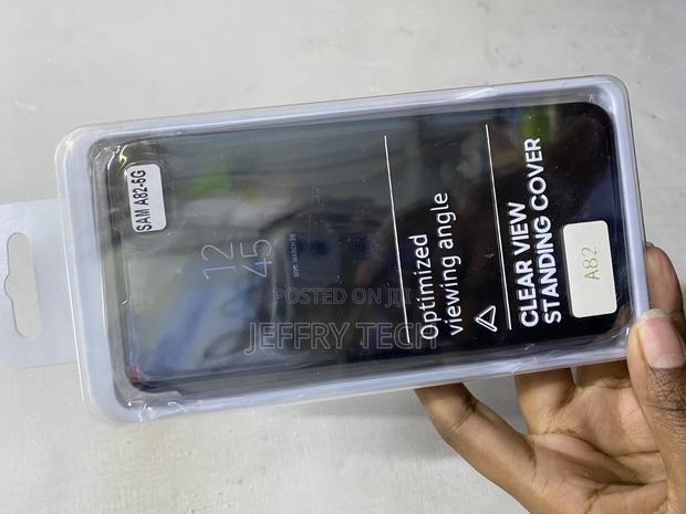 Coque Samsung Galaxy A82 5g,Clear View Cases With Mirror Plating