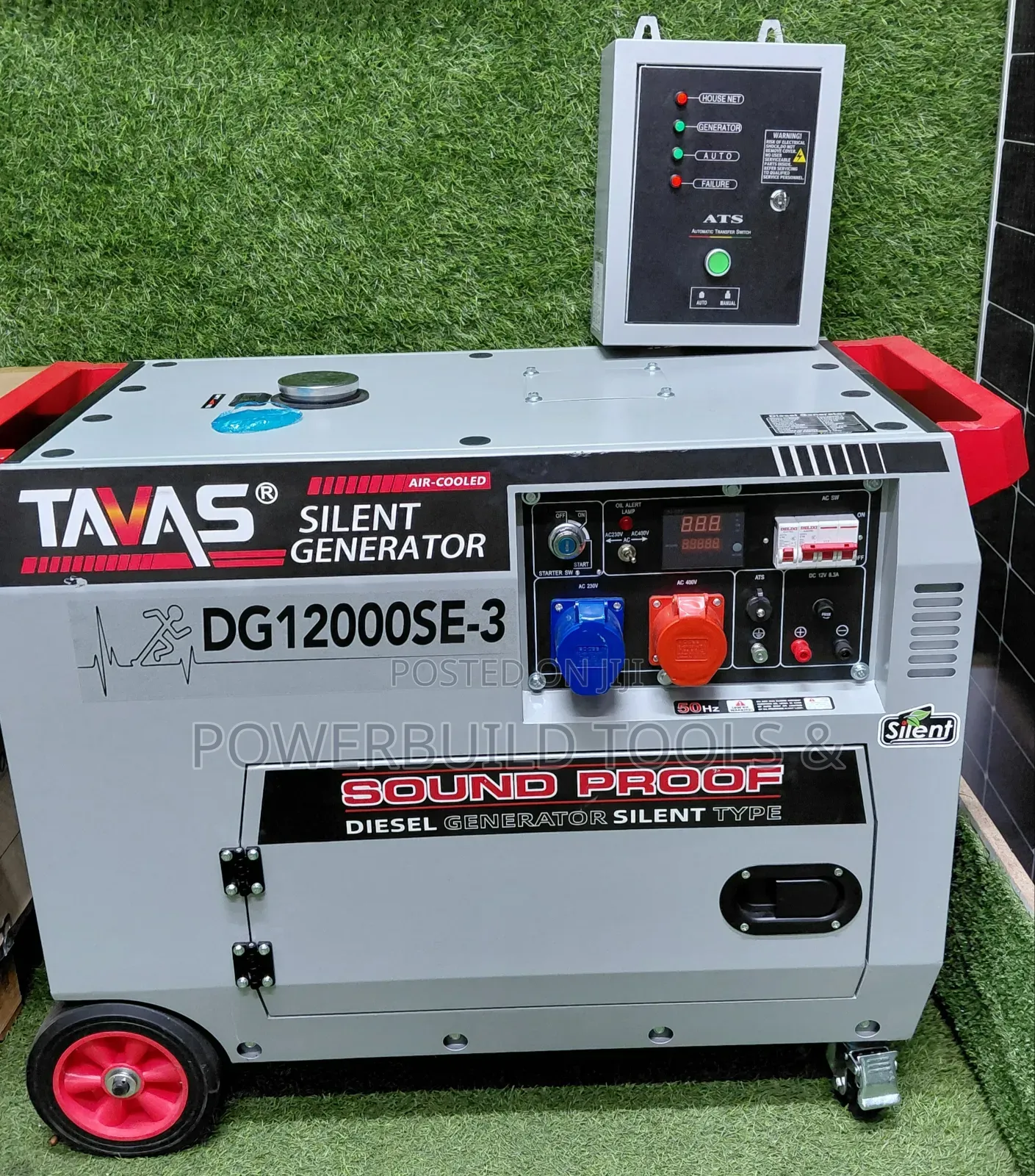 Tavas Dg12000se-3/15kva Silent Diesel Generator