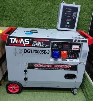 Tavas Germany 15kva Sound Proof Dual Phase Generator With Ats Switch