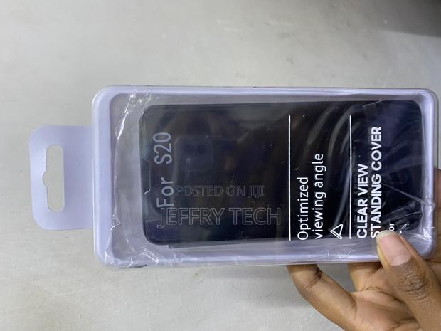 Croazhi Case for Samsung Galaxy S20 Case S View, Clear View Flip - main view