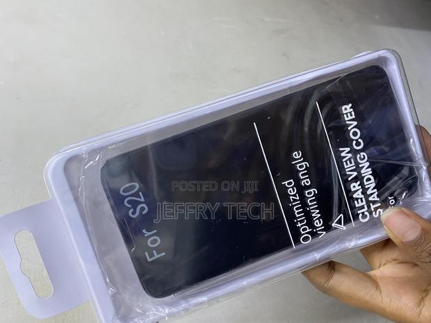 Croazhi Case for Samsung Galaxy S20 Case S View, Clear View Flip - thumbnail 2