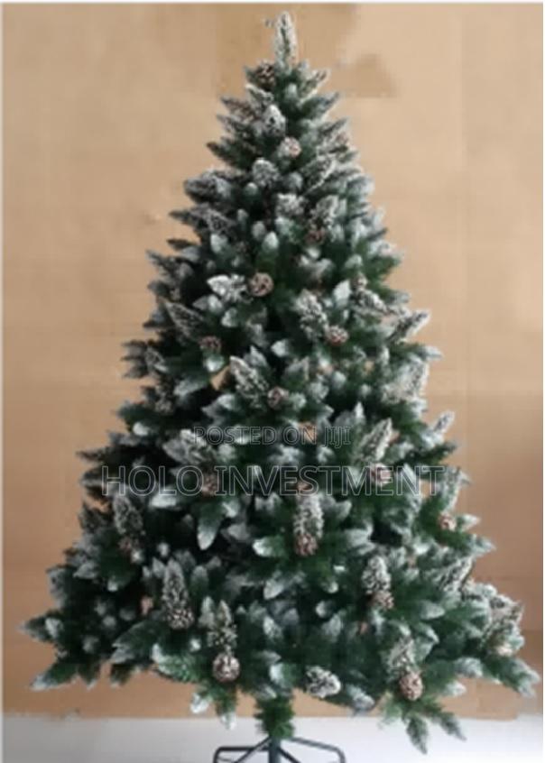 180cm 928tips ,Green PVC Christmas Tree With White Glitter