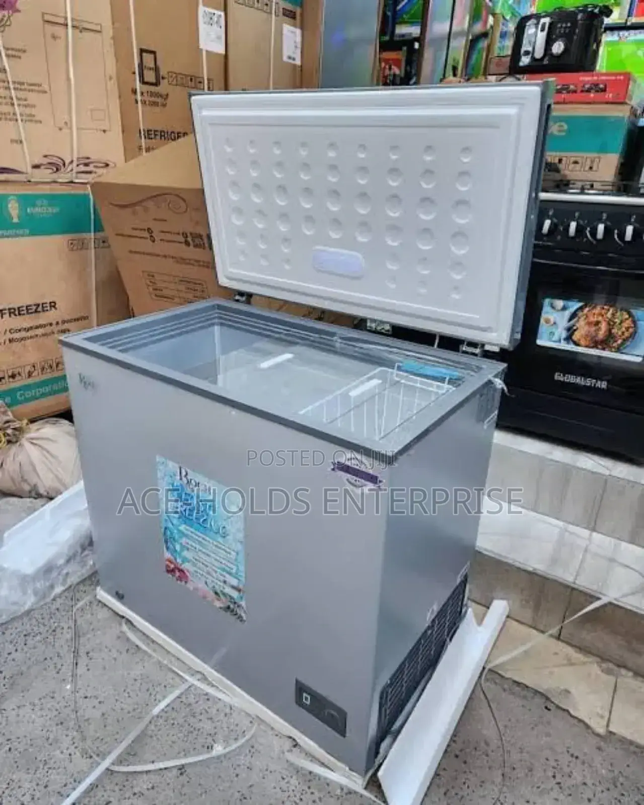 Roch 200l Chest Freezer Energy Efficient RCF-250-K-B (200 Litres)