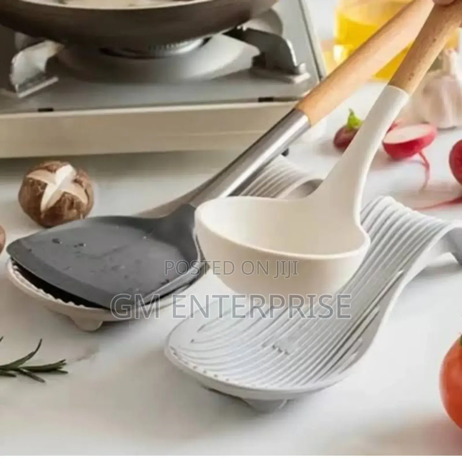 Flexible Heat Resistant Spoon Rest