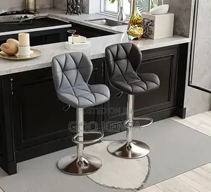 Home Bar Stool; Adjustable Bar/Kitchen Stool With Backrest