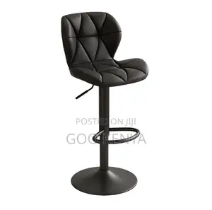 Home Bar Stool; Adjustable Bar/Kitchen Stool With Backrest